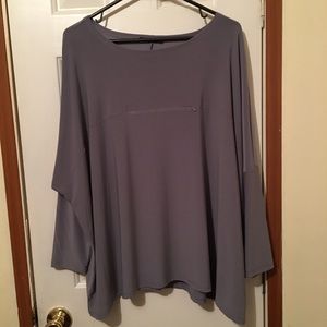 Paul Mark Long Sleeve Gray Shirt Top XXL 18-22
